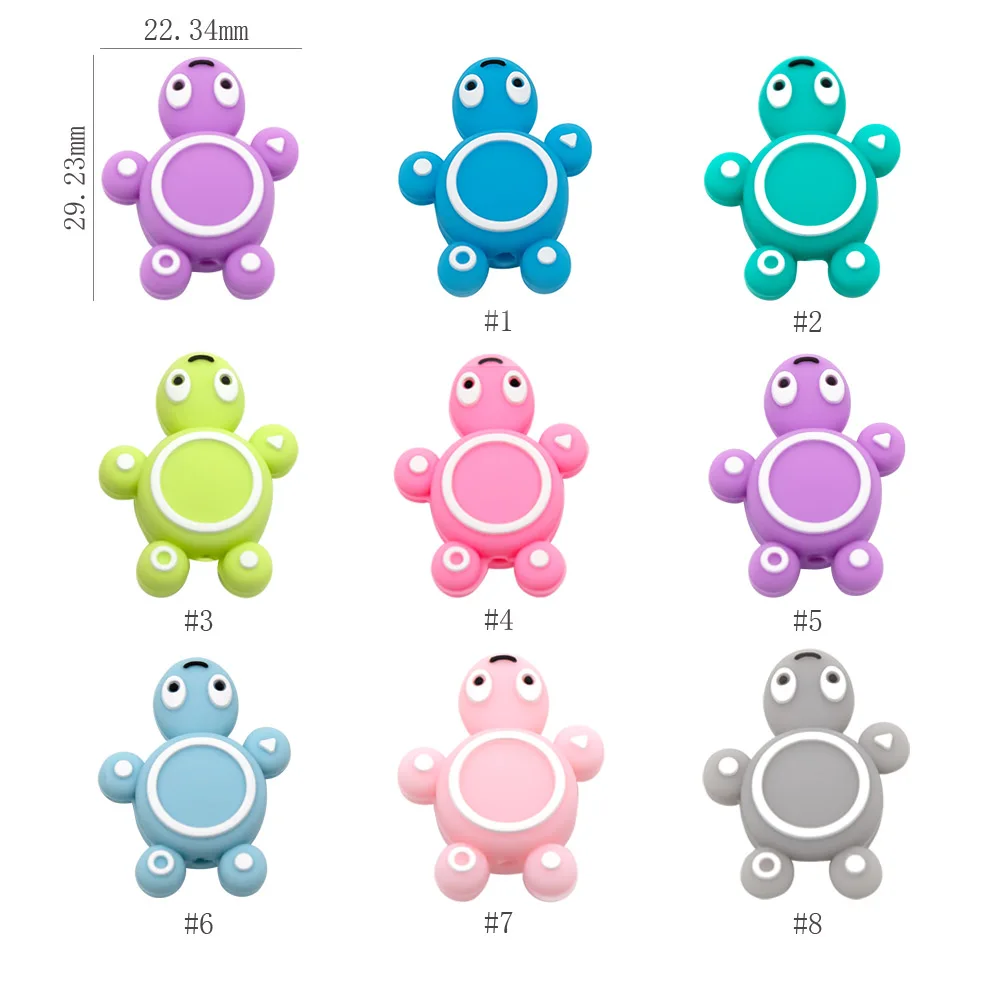 Perles de tortue en Silicone
