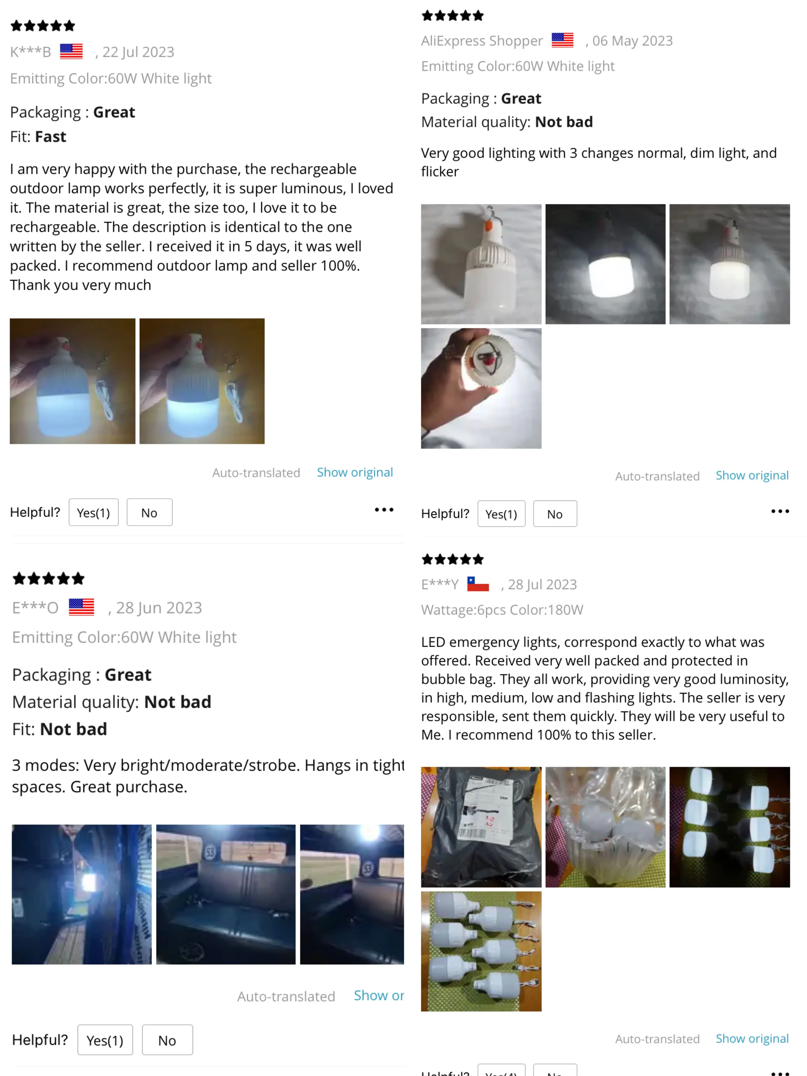 Lanterne LED