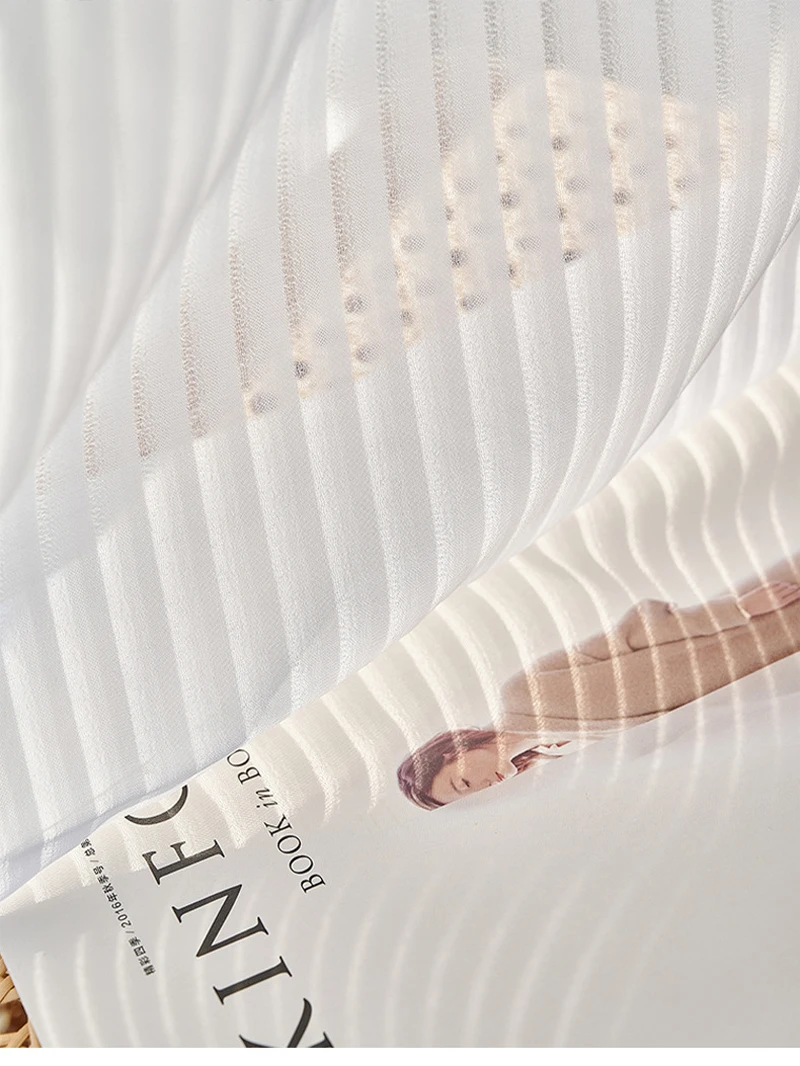 rideau en tulle