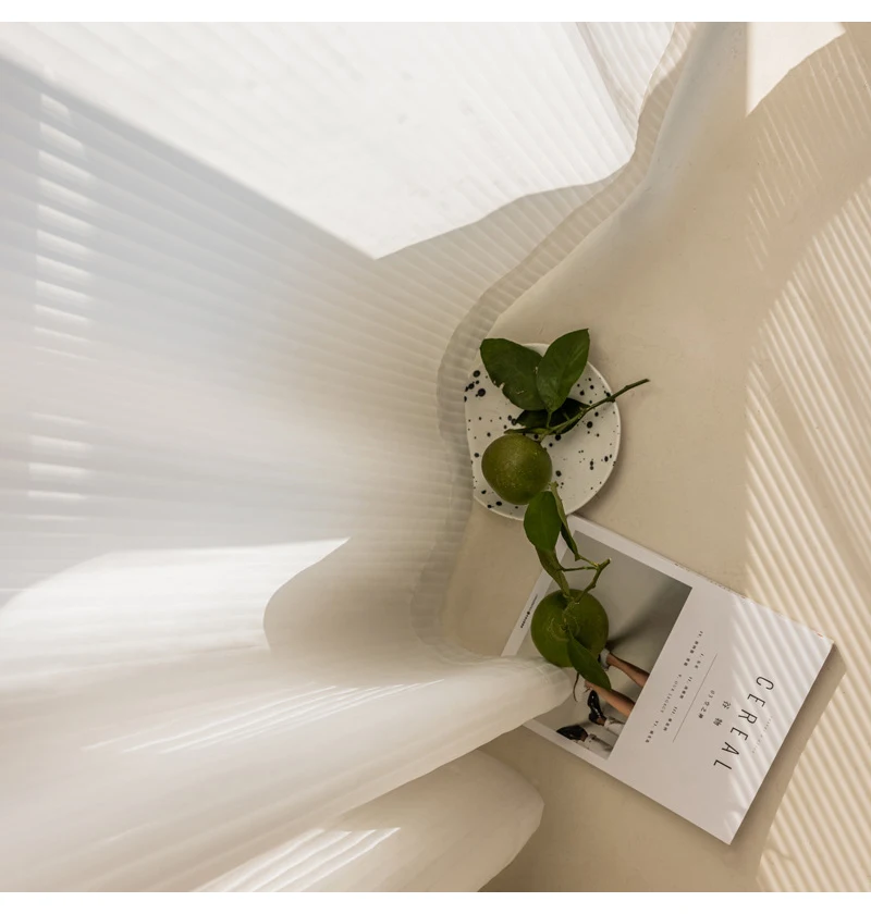 rideau en tulle
