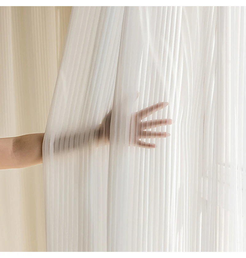 rideau en tulle