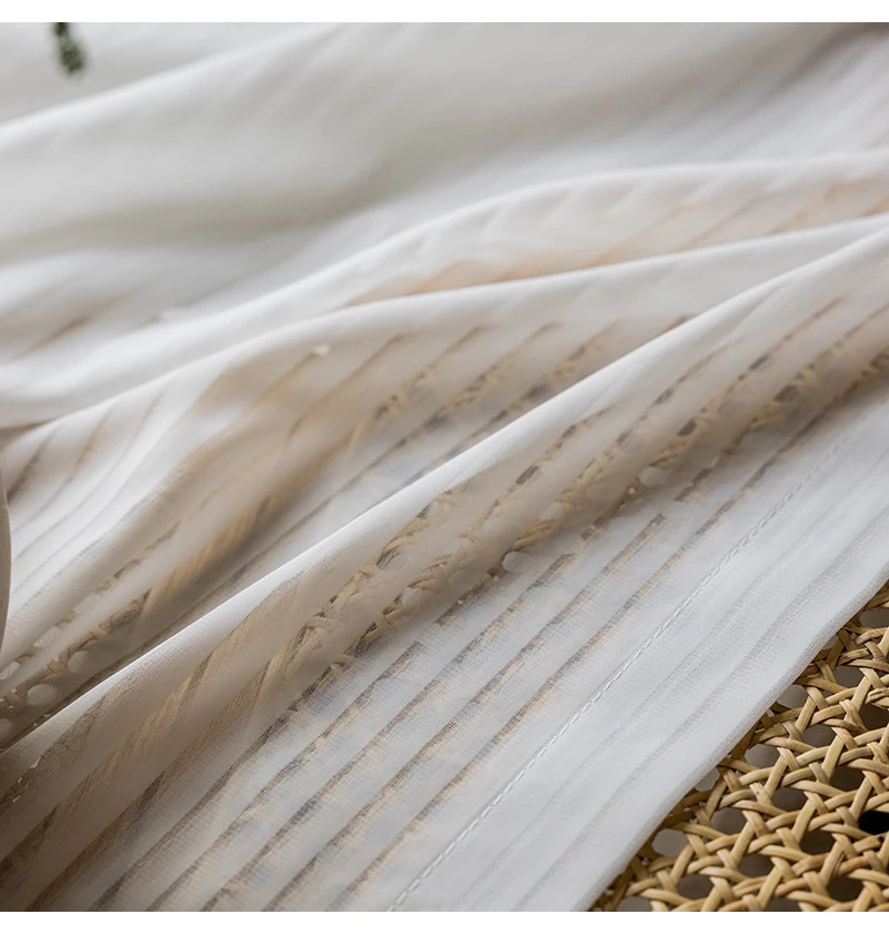 rideau en tulle