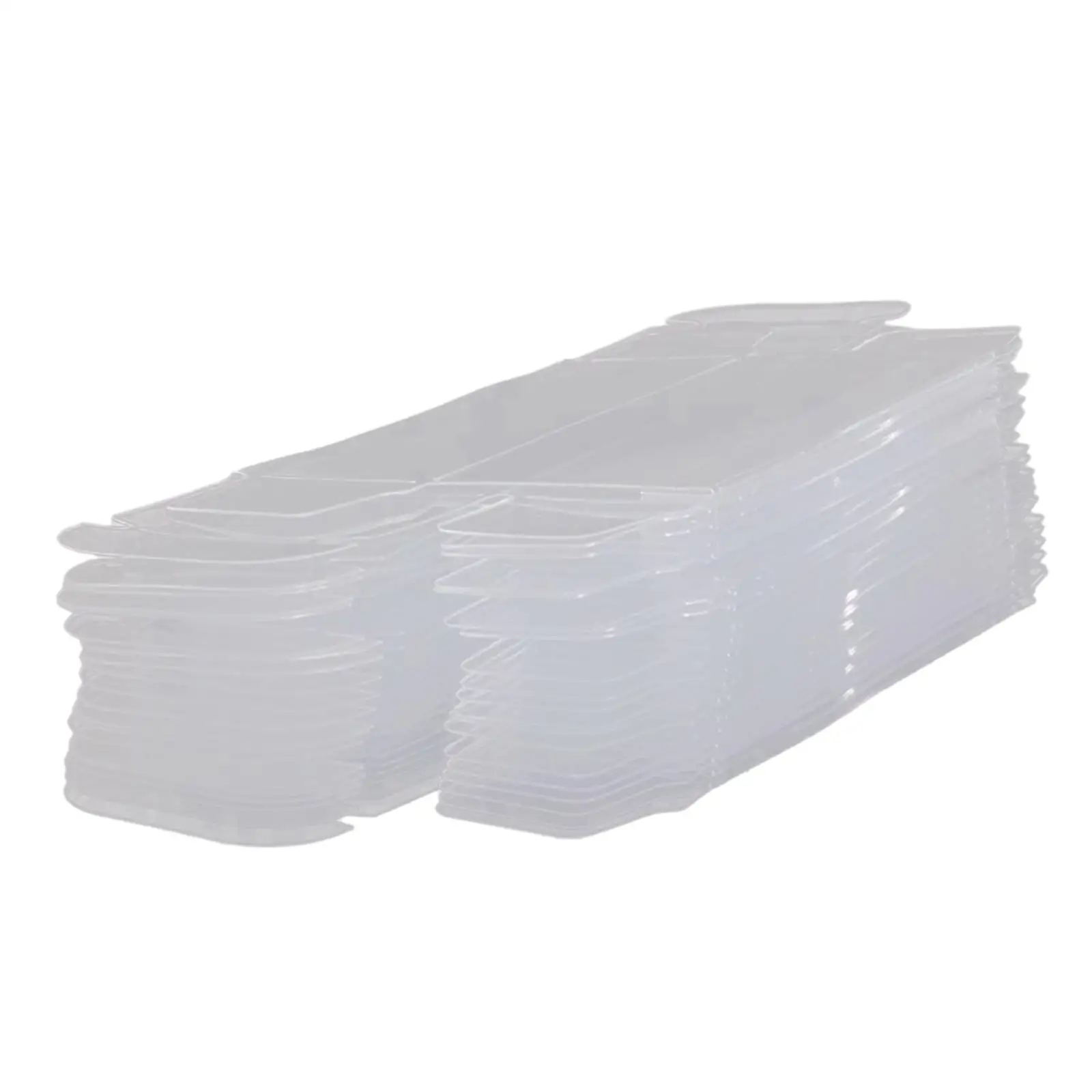 50x 1/64 Protector Clear PVC Cases 1/64 Car Toy Display Showcase for Collectibles Dolls Action Figures Toys Miniature Figurines