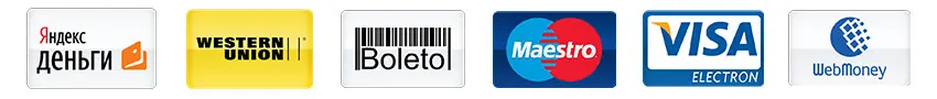 Méthodes de paiement acceptées