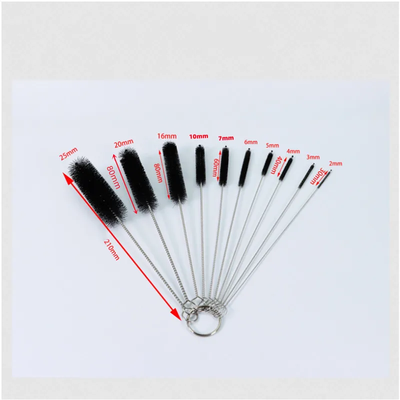 Ensemble de brosses à cheveux souples en acier inoxydable