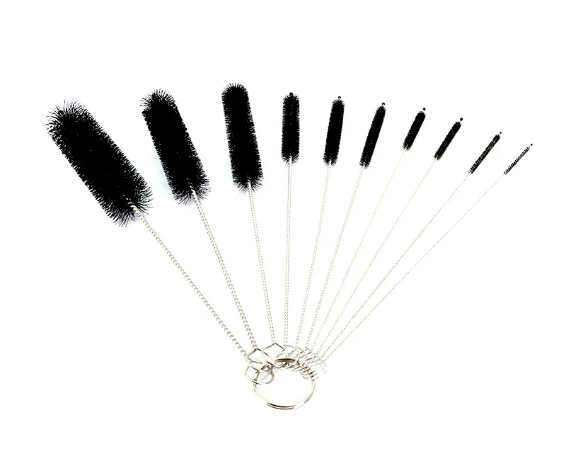 Ensemble de brosses à cheveux souples en acier inoxydable
