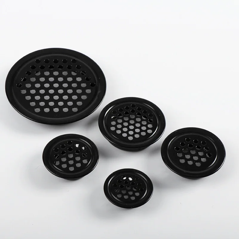 Grille d'aération ronde pour armoire
