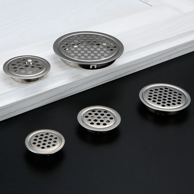 Grille d'aération ronde pour armoire