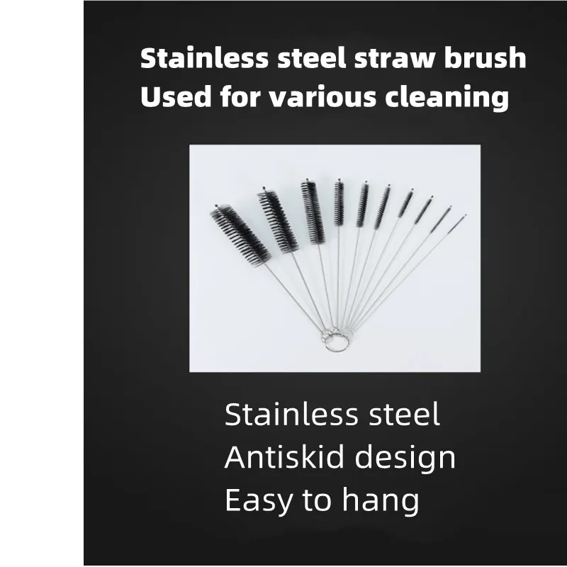 Ensemble de brosses à cheveux souples en acier inoxydable