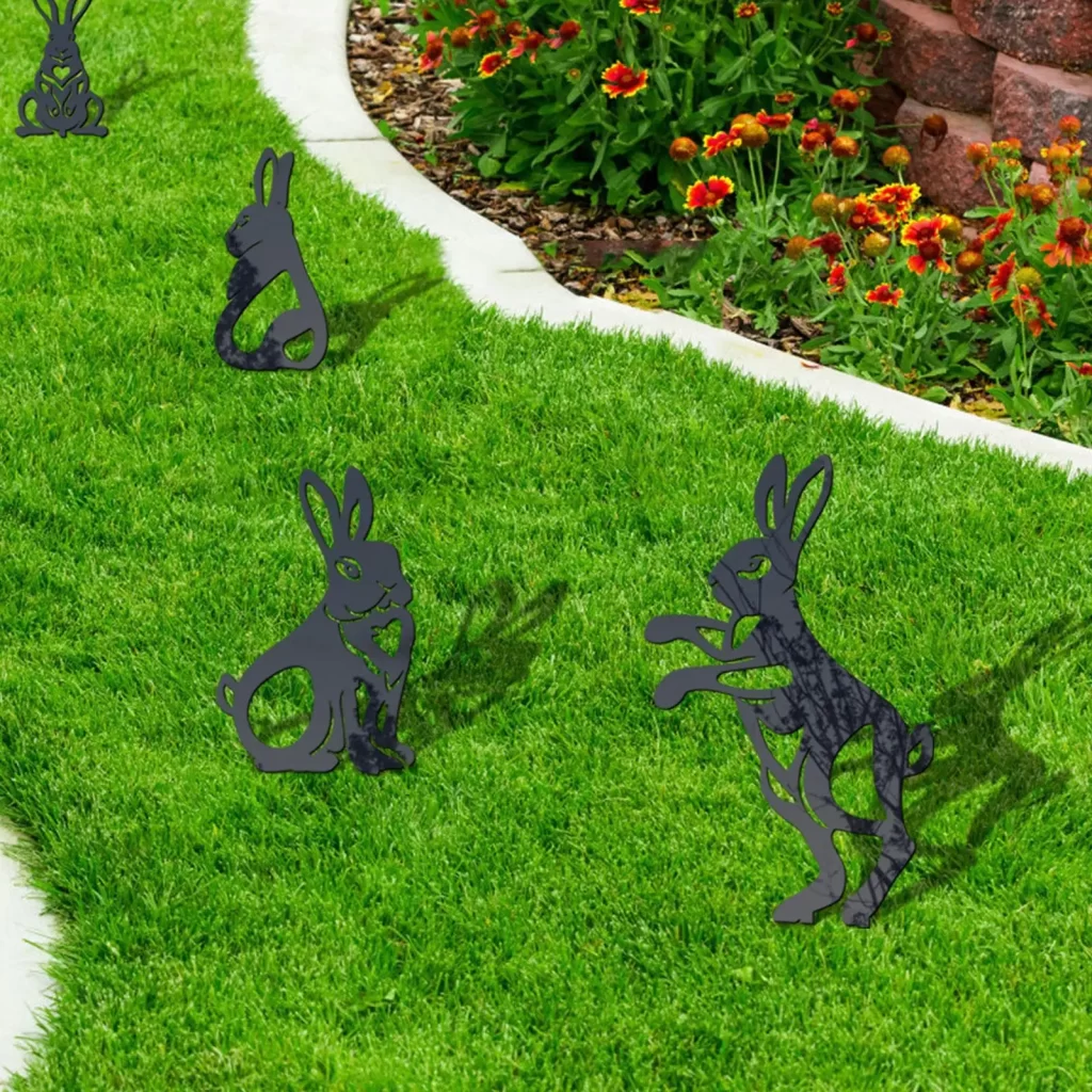 Lapin En Résine Pour Jardin