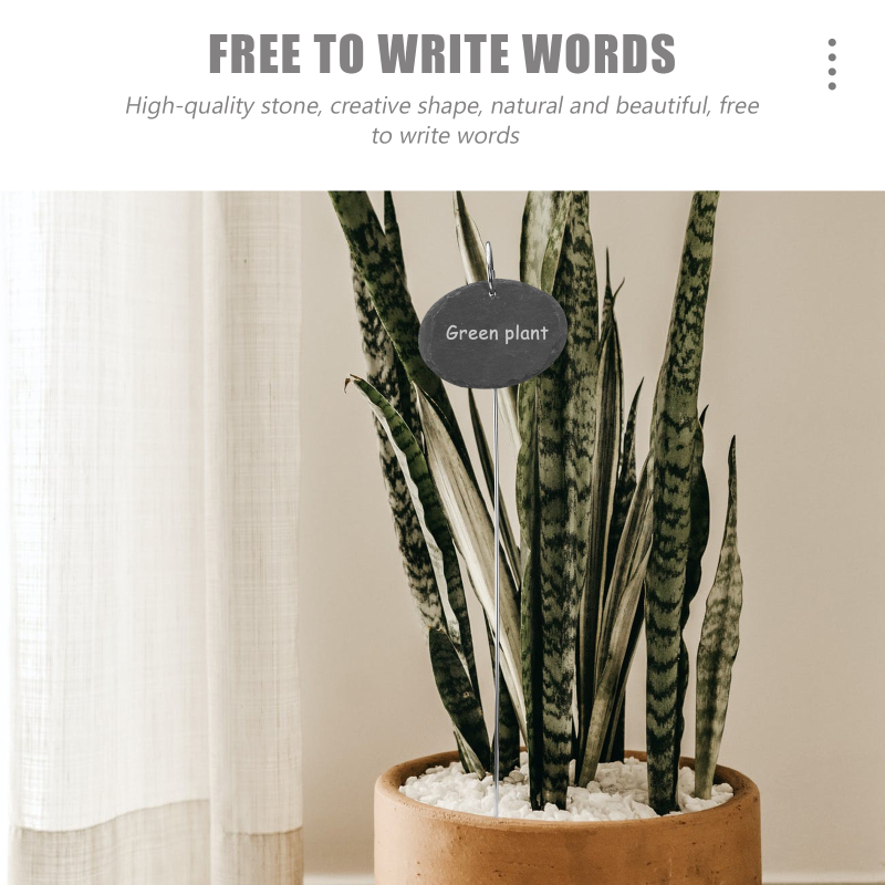 Étiquette de plante d'ardoise