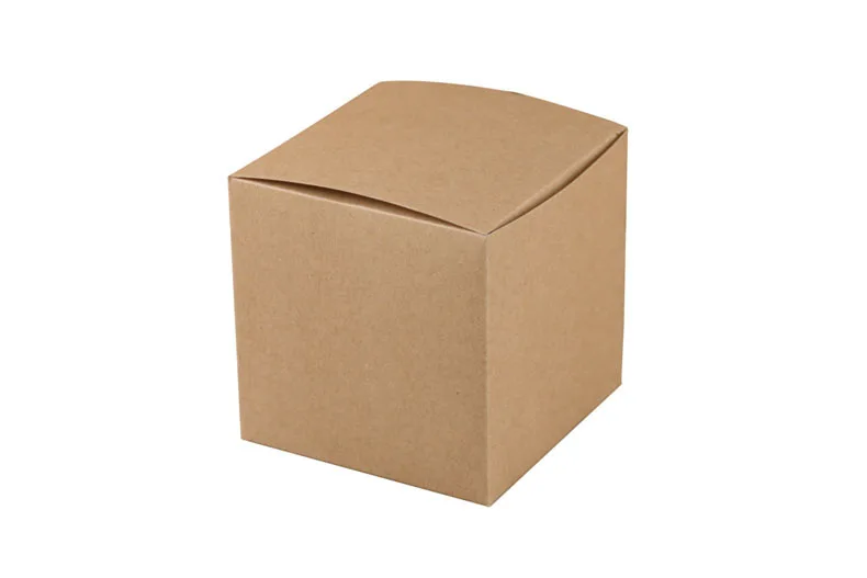 Boîte-cadeau carrée en kraft