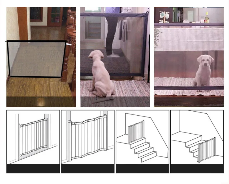 Barrière de sécurité pour animaux de compagnie