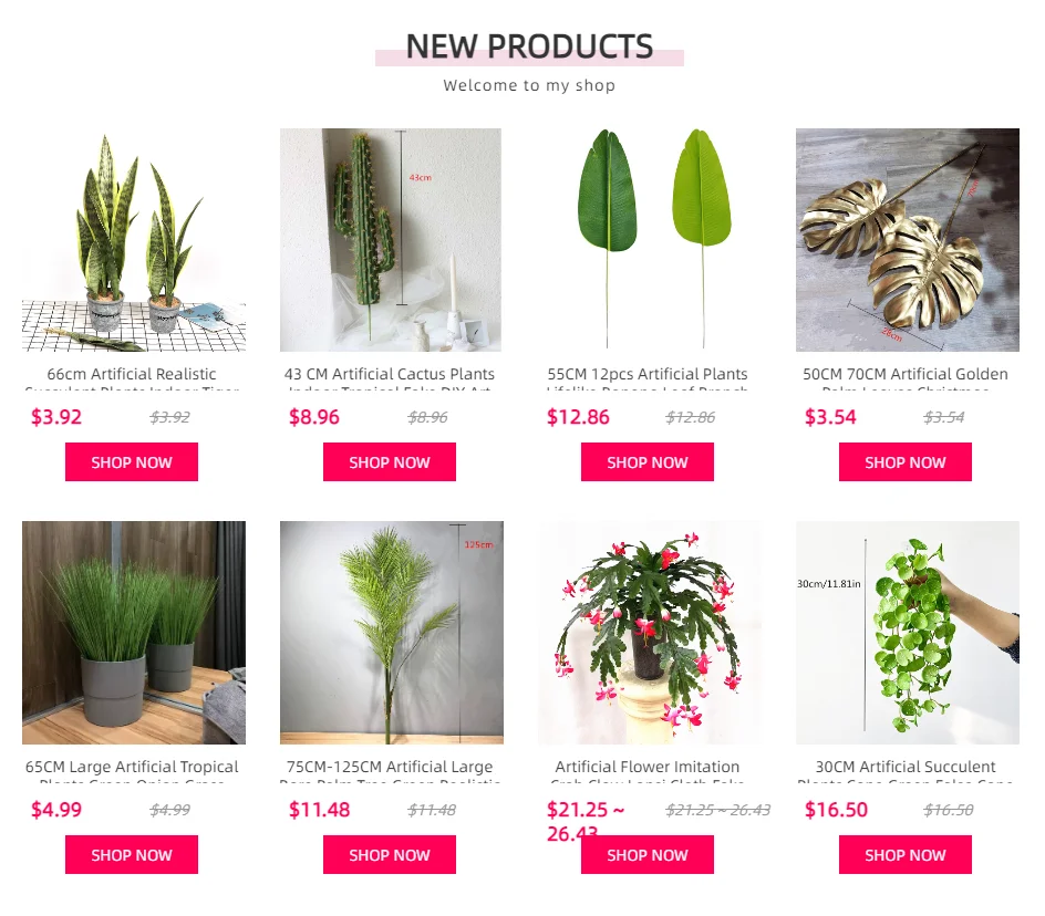 Grand Palmier Artificiel Rare