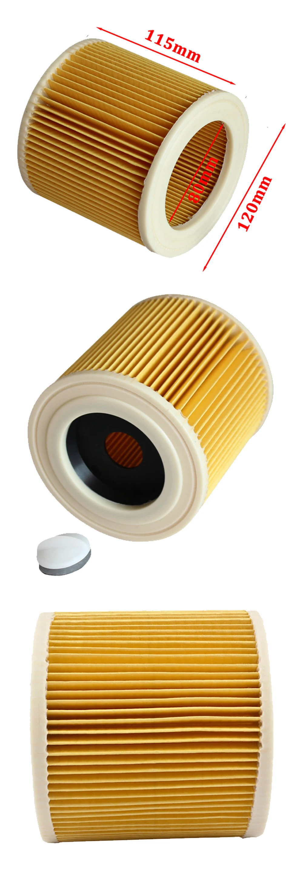 Sac à poussière filtre HEPA pour aspirateur Karcher