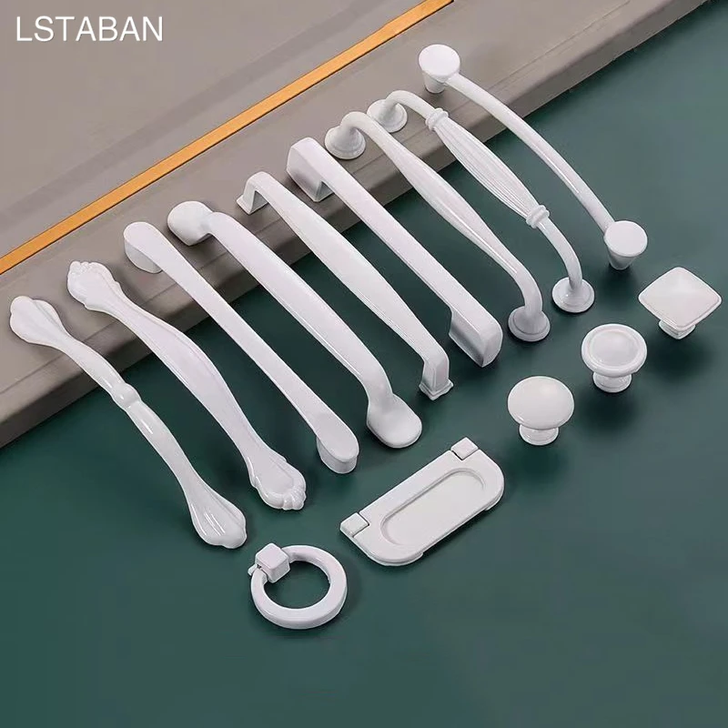 Poignée De Porte Pvc Blanche