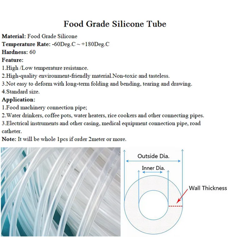 Tube en silicone